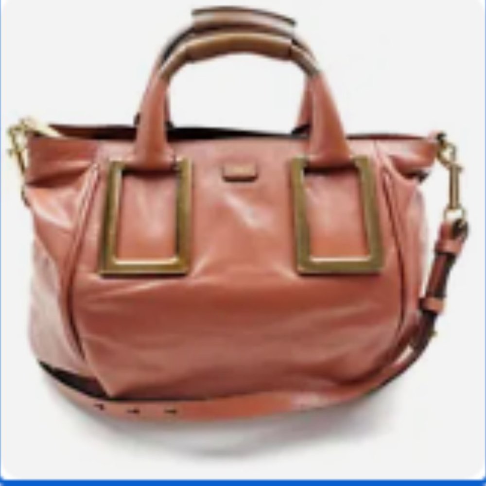 Chloe handbag brown leather